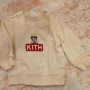 Kith Cream Kids Sweatshirt with Minnie Patch 6-9months